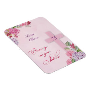 75th Anniversary of Religious Life Catholic Nun Magnet