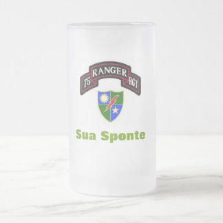 75th Army Ranger Frosted Beer Stein