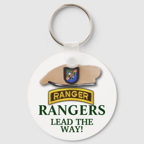 75th army rangers veterans vets vietnam Keychain