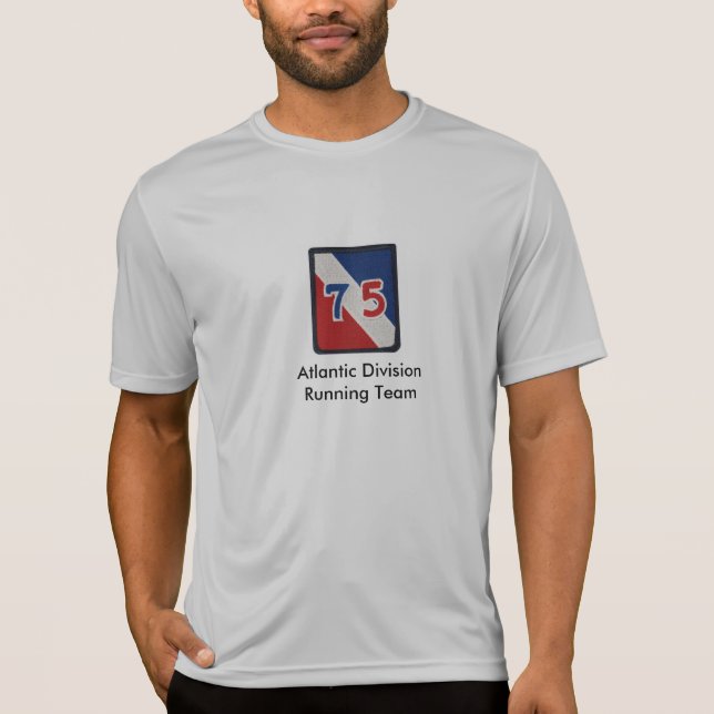 75th Atlantic Division Running Team Shirt (Front)