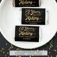 75th Birthday 75 YEARS IN THE MAKING Black Gold