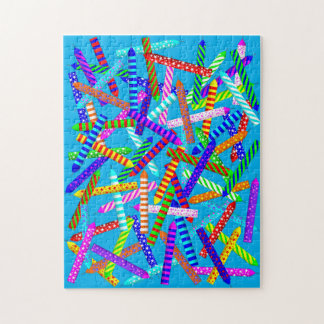 75th Birthday Candle Jigsaw Puzzle