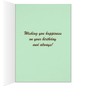 75th Birthday Card Custom Name (Inside (Right))