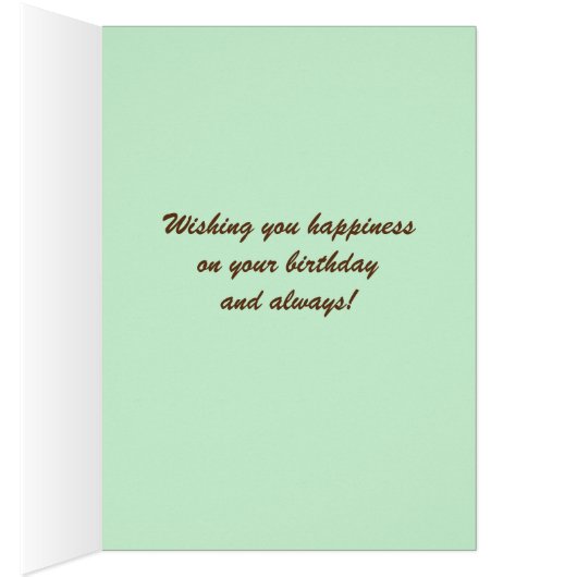 75th Birthday Card Custom Name (Inside (Right))