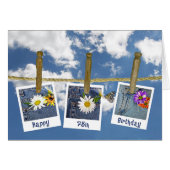 75th Birthday Daisies (Front Horizontal)