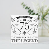 75th Birthday For Women (Standing Front)