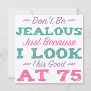 75th Birthday For Women Card