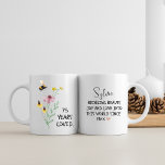 75th Birthday Gift for Women Wildflower Coffee Mug<br><div class="desc">Looking for 75th birthday gift idea? This personalized 75 Years Loved mug is a thoughtful and practical birthday gift idea.</div>