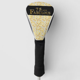 75th Birthday  Golf Head Cover