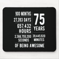 75th Birthday Men Women Funny 75 Years Old