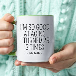 75th Birthday Party For Women Men 75 Years Old Mug<br><div class="desc">75th Birthday Party For Women Men 75 Years Old Mug</div>