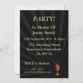 75th birthday party invitation (Back)