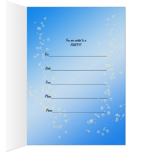 75th birthday party invitation with lots of beer (Inside (Right))