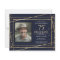 75th Birthday Photo Blue Gold Paper Sheet