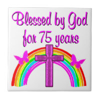 75TH BIRTHDAY PRAYER PERSONALIZED DESIGN