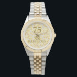 75th Birthday  Watch<br><div class="desc">Fabulous Birthday Products!</div>