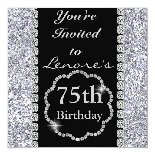 75Th Burthday Party Invitations 9