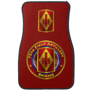 75th Field Artillery Brigade “Taut Lanyards” Car Floor Mat