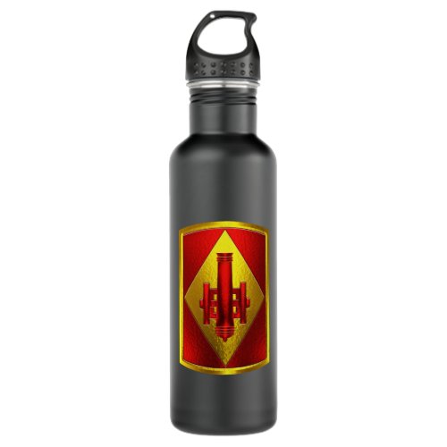 75th Field Artillery Brigade Taut Lanyards  Stainless Steel Water Bottle