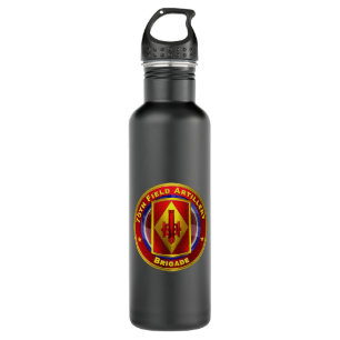 75th Field Artillery Brigade “Taut Lanyards” Stainless Steel Water Bottle
