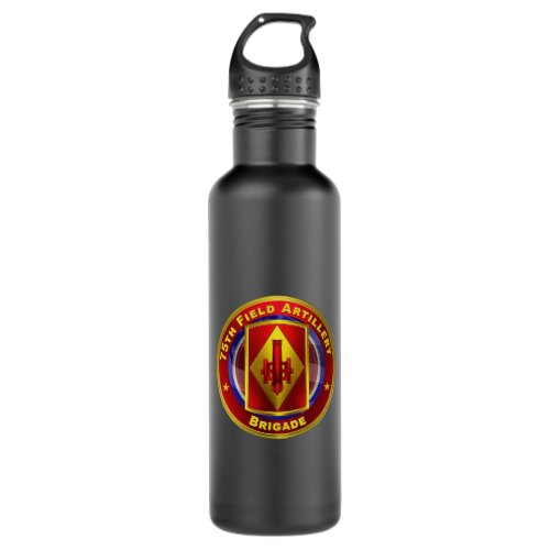 75th Field Artillery Brigade Taut Lanyards Stainless Steel Water Bottle