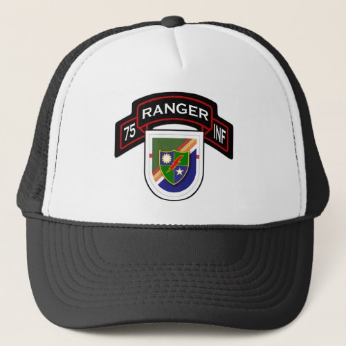 75th Infantry Regiment _ Ranger _ 1st Battalion Trucker Hat