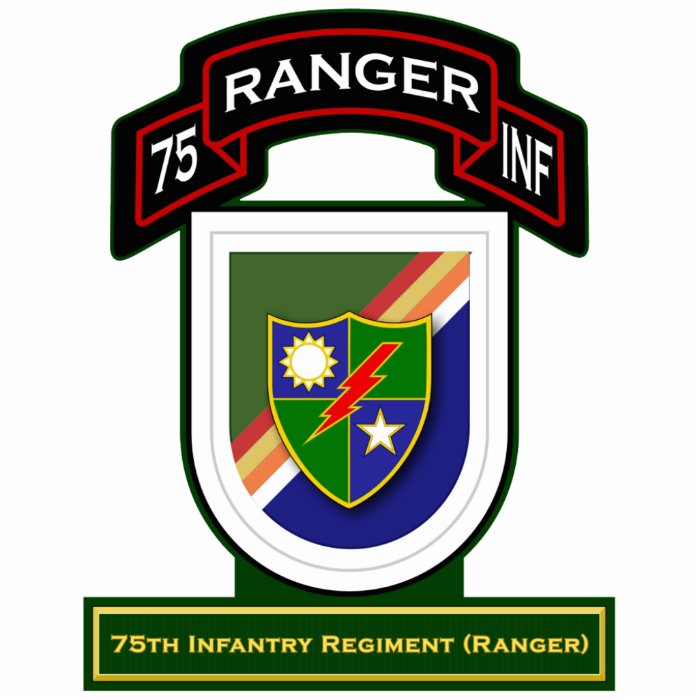 75th Infantry Regiment   Rangers Cut Out