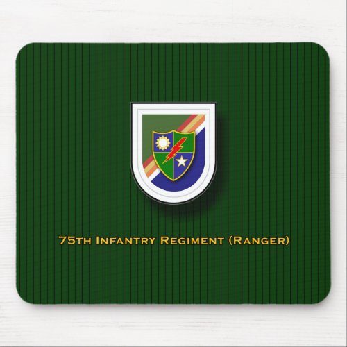 75th Infantry Regiment _ Rangers flash Mouse Pad