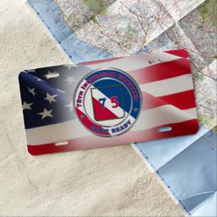75th Innovation  Command  License Plate