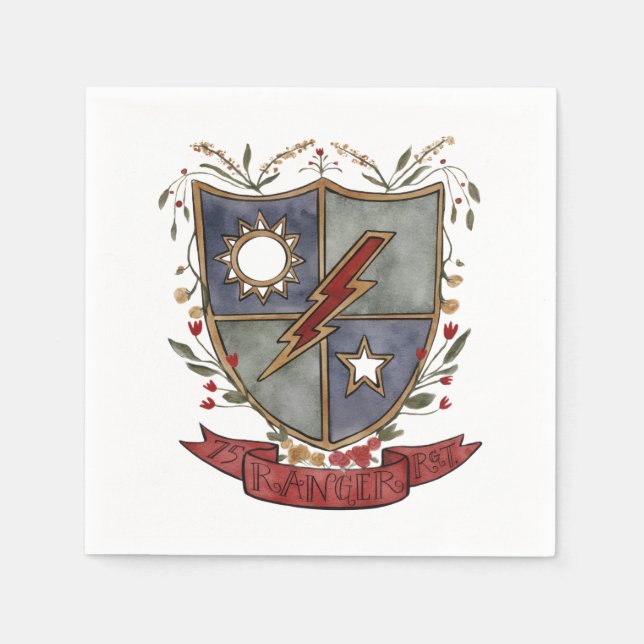 75th  napkins (Front)