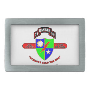 75TH RANGER BATTALION "ARMY RANGERS" BELT BUCKLE
