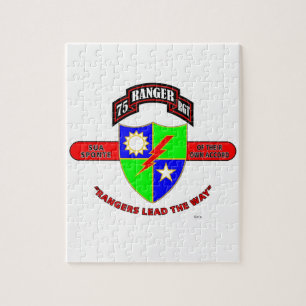 75TH RANGER BATTALION "ARMY RANGERS" JIGSAW PUZZLE