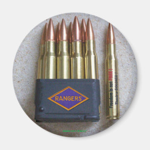 75th ranger patch veteran ww2 magnet garand m1