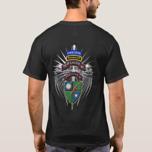 75th Ranger Regiment 1st Battalion 1st Bat  T_Shirt