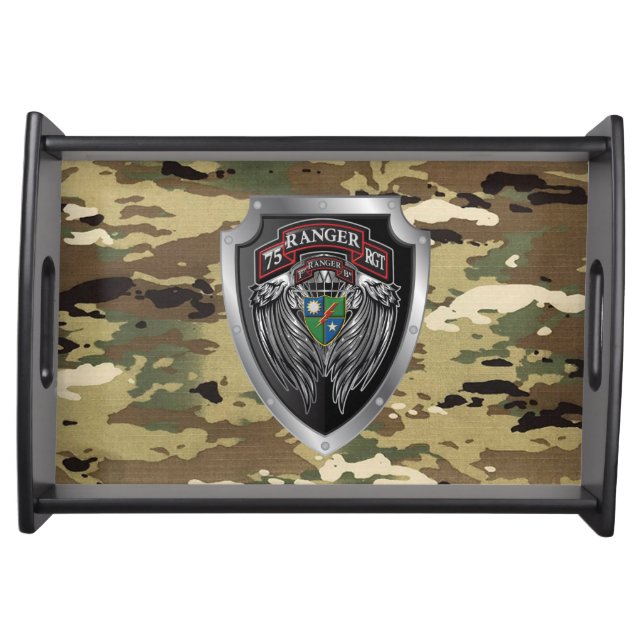 75th Ranger Regiment - 1st Battalion Serving Tray (Front)