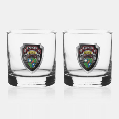 75th Ranger Regiment 2nd BAT Whiskey Glass