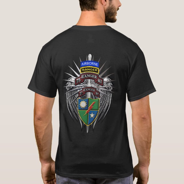 75th Ranger Regiment 2nd Battalion (2nd Bat) T-Shirt (Back)