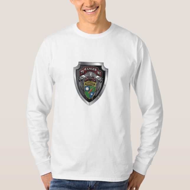 75th Ranger Regiment 2nd Battalion  T-Shirt (Front)