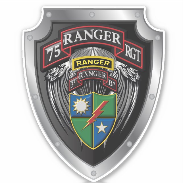75th Ranger Regiment 3rd Bat “Rangers Lead The Way Sticker (Front)