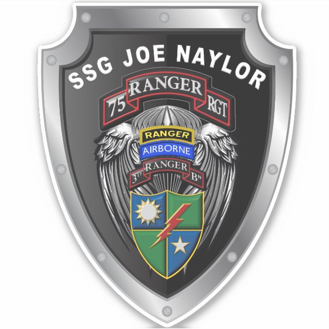 75th Ranger Regiment 3rd Bat “Rangers Lead The Way Sticker (Front)