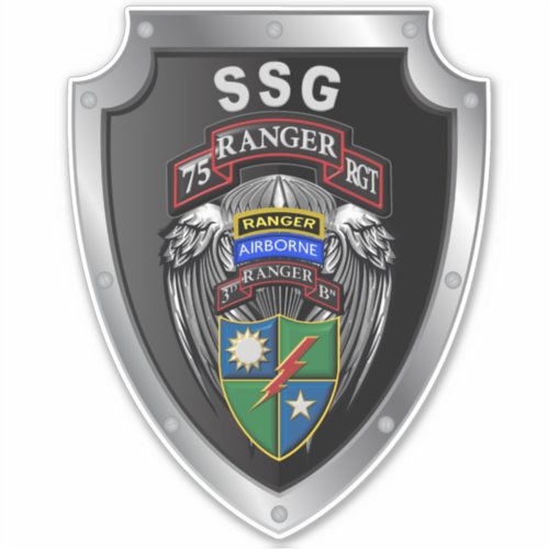 75th Ranger Regiment 3rd Bat Rangers Lead The Way Sticker