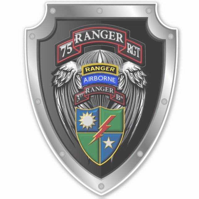 75th Ranger Regiment 3rd Bat “Rangers Lead The Way Sticker (Front)