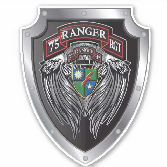 75th Ranger Regiment 3rd Bat “Rangers Lead The Way Sticker (Front)