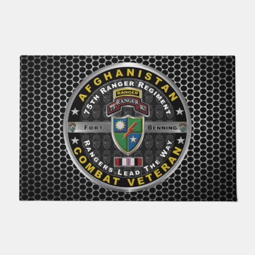 75th Ranger Regiment Afghanistan Veteran Doormat