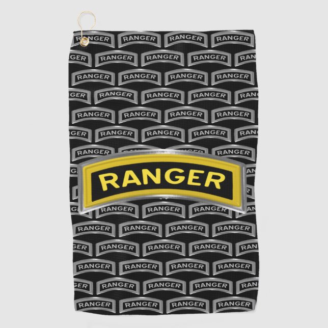 75th Ranger Regiment Afghanistan Veteran Golf Towel (Front)