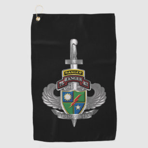 75th Ranger Regiment Afghanistan Veteran Golf Towel