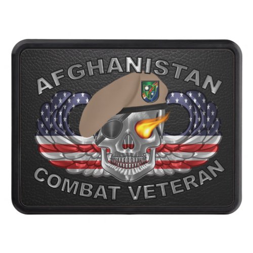 75th Ranger Regiment Afghanistan Veteran Hitch Cover