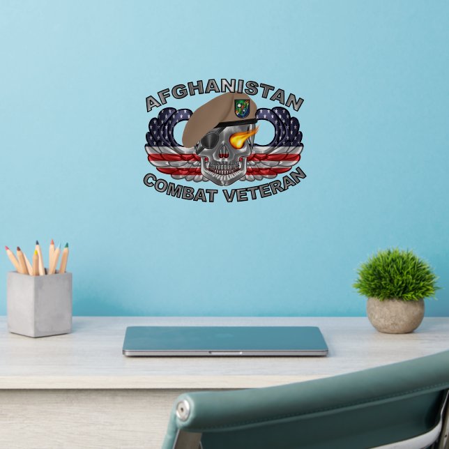 75th Ranger Regiment Afghanistan Veteran Wall Decal (Home Office 2)