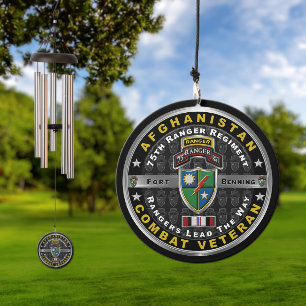 75th Ranger Regiment Afghanistan Veteran Wind Chime