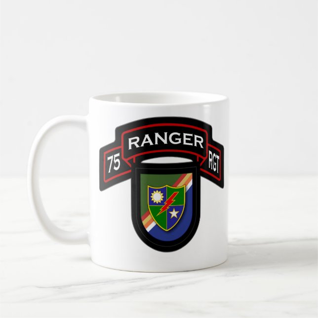 75th Ranger Regiment - Airborne 1 Coffee Mug (Left)